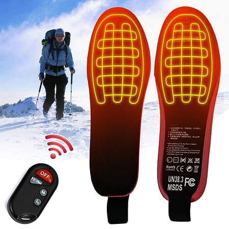 Heated Shoe Insoles with Remote Control 4.2V 2100MA