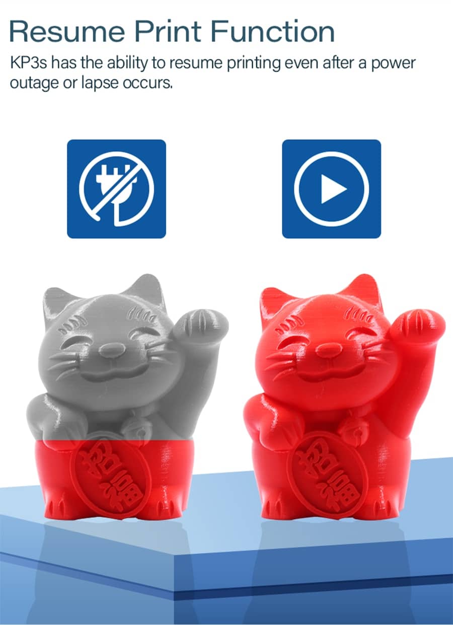 Upgraded High Precision Touch Screen 3D Printer