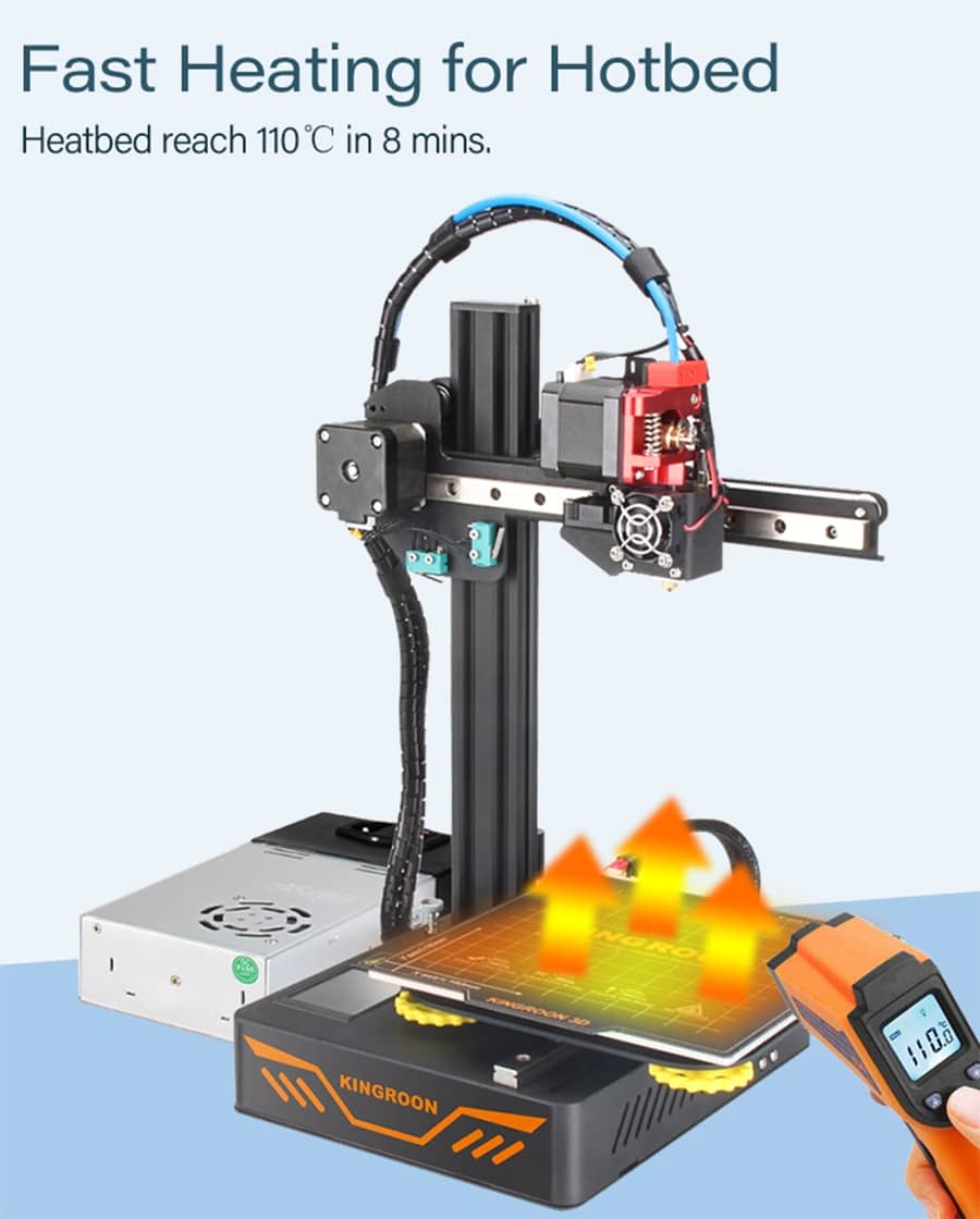 Upgraded High Precision Touch Screen 3D Printer