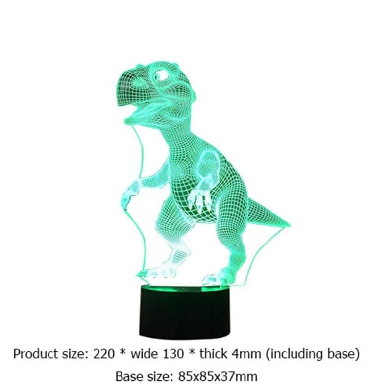 3D Dinosaur LED Lamp