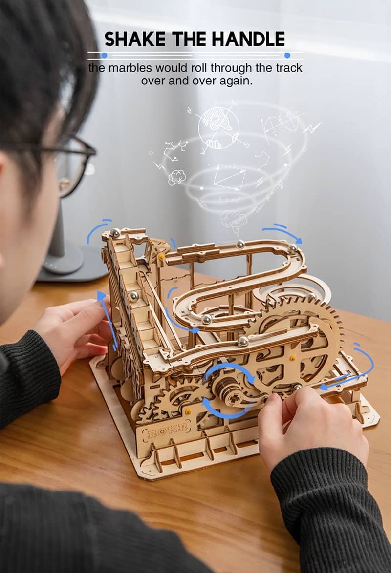 Robotime Marble DIY Wooden Waterwheel