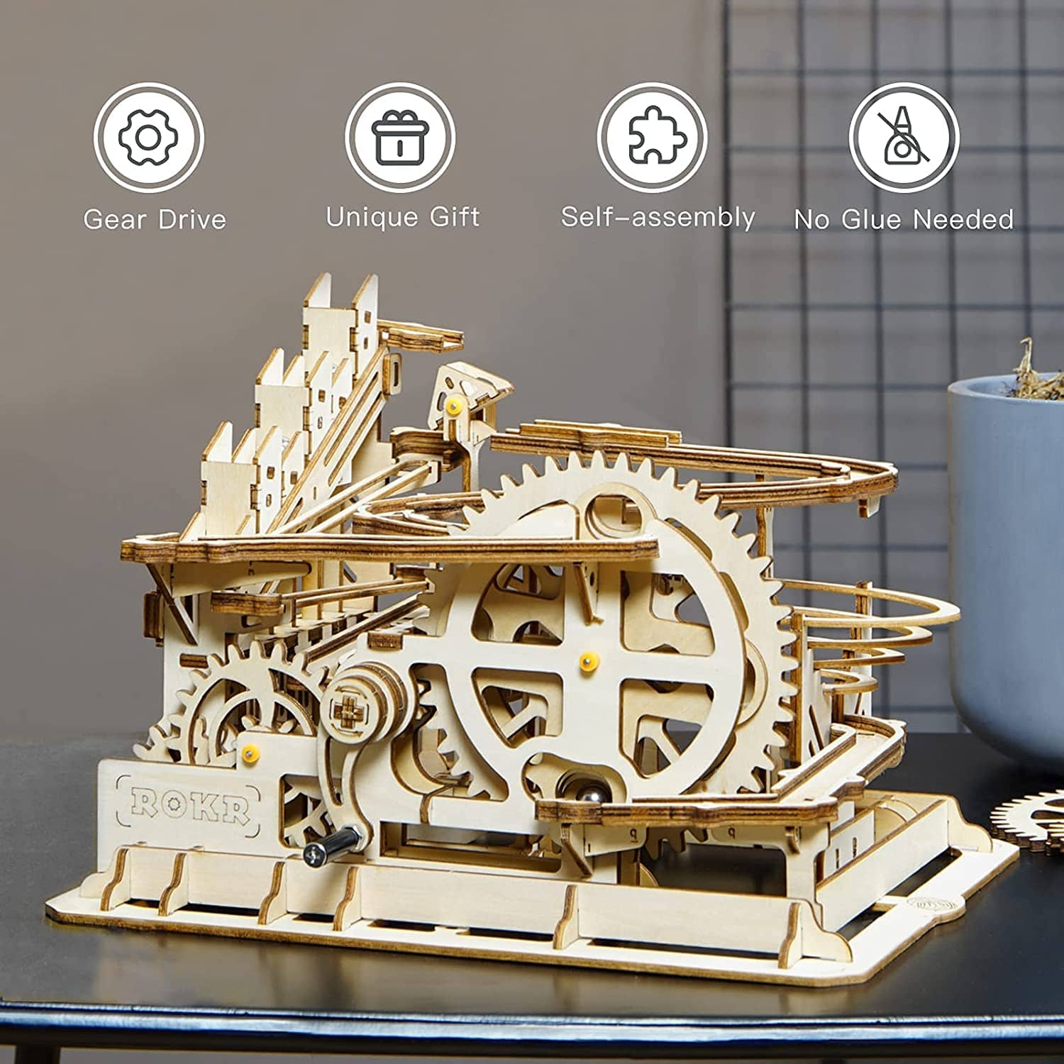 Robotime Marble DIY Wooden Waterwheel