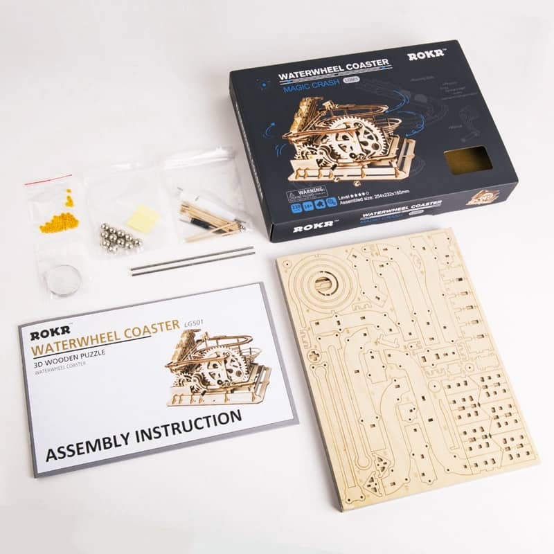 Robotime Marble DIY Wooden Waterwheel
