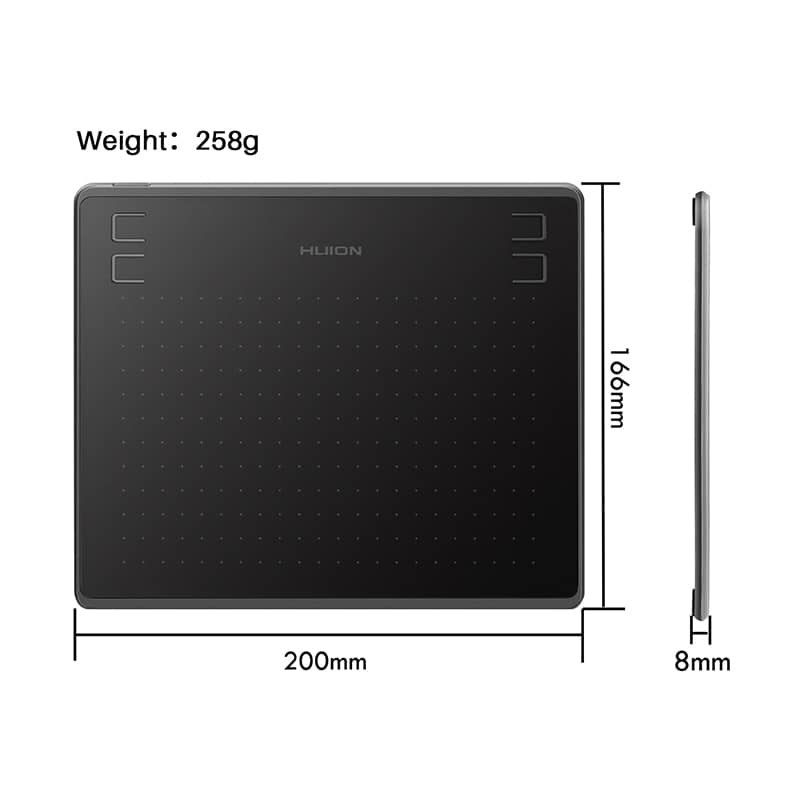 HUION HS64 Graphics Drawing Digital Tablets for Android, Mac & Windows