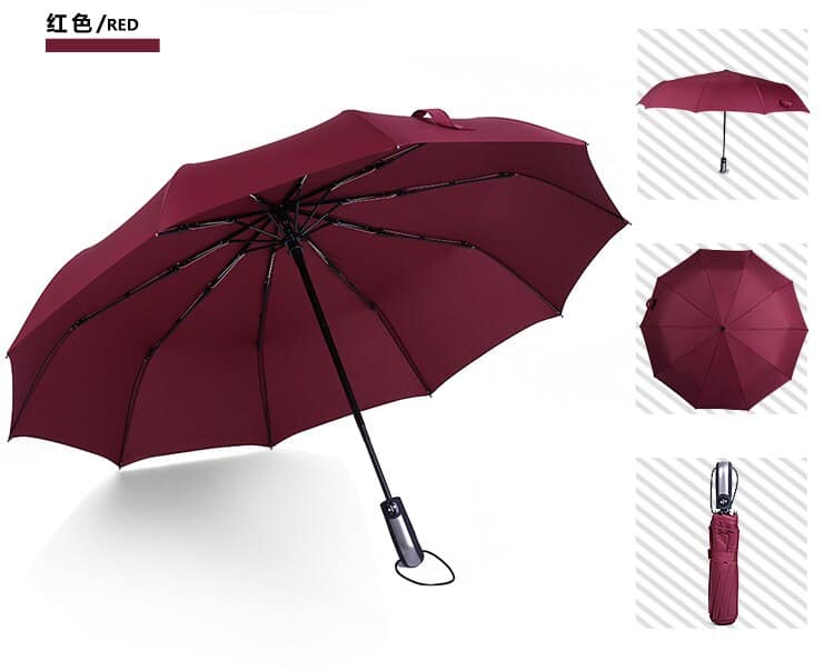 Wind Resistant Automatic Folding Umbrella
