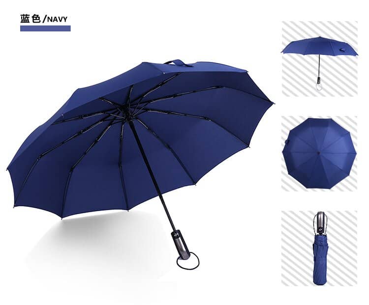 Wind Resistant Automatic Folding Umbrella