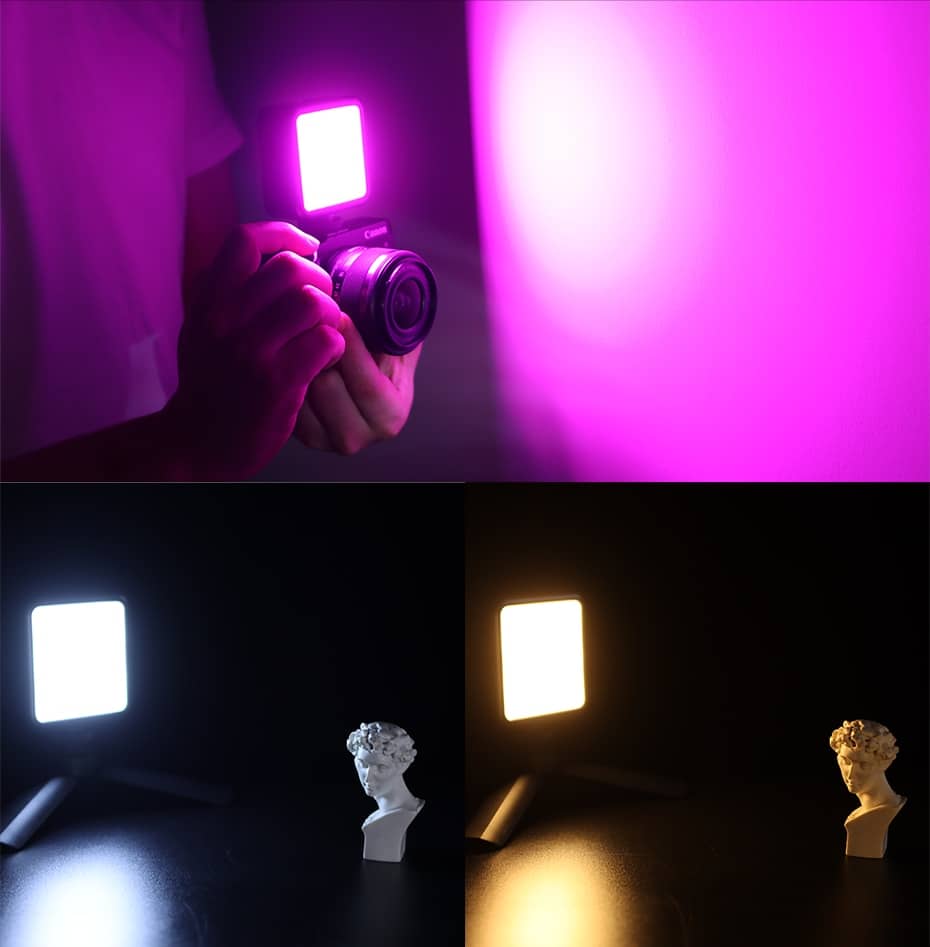 Ulanzi VL49 RGB Full Color LED Video Light with 2500K-9000K Color Temperature, 2000mAh and Type-c Port