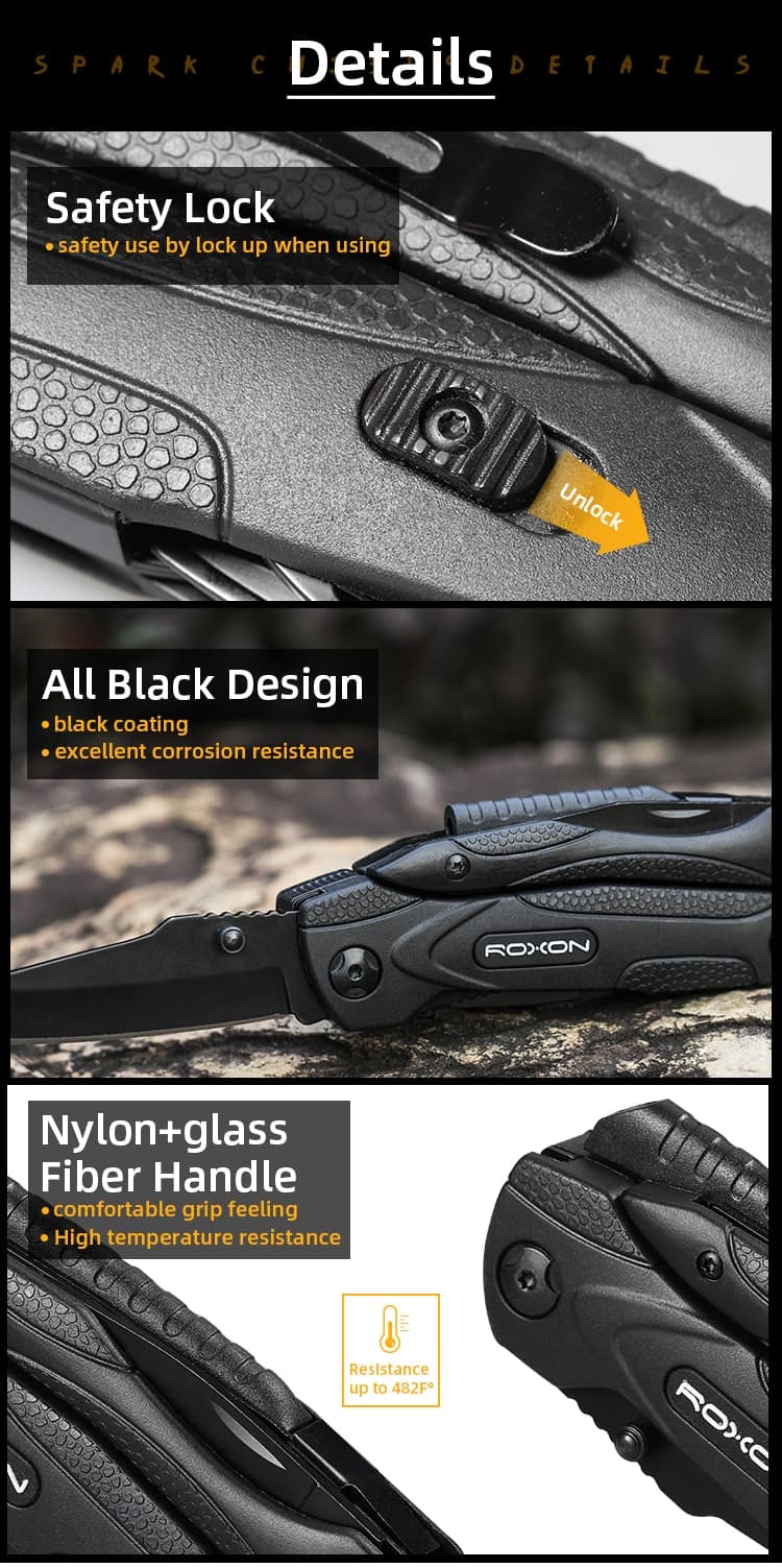 Roxon CM1349 14-in-1 Multitool for Outdoors