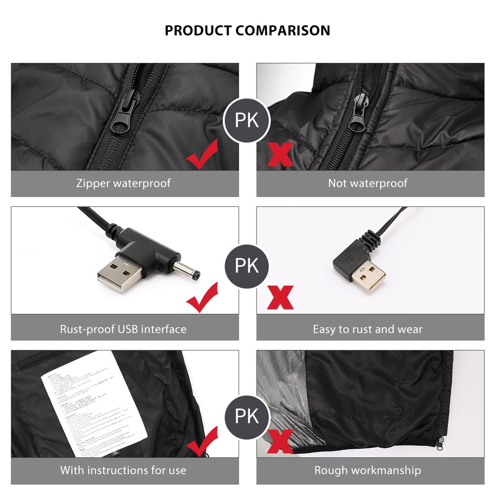11PCS Heated Vest Jacket