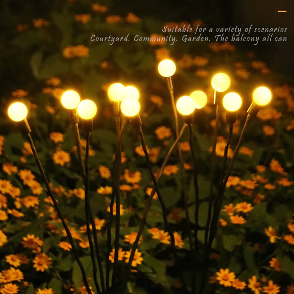 2/4PCS Solar Firefly LED Lights
