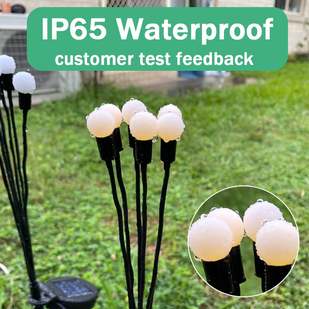 2/4PCS Solar Firefly LED Lights