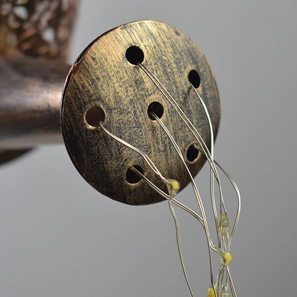 Solar Watering Can with LED String Lights