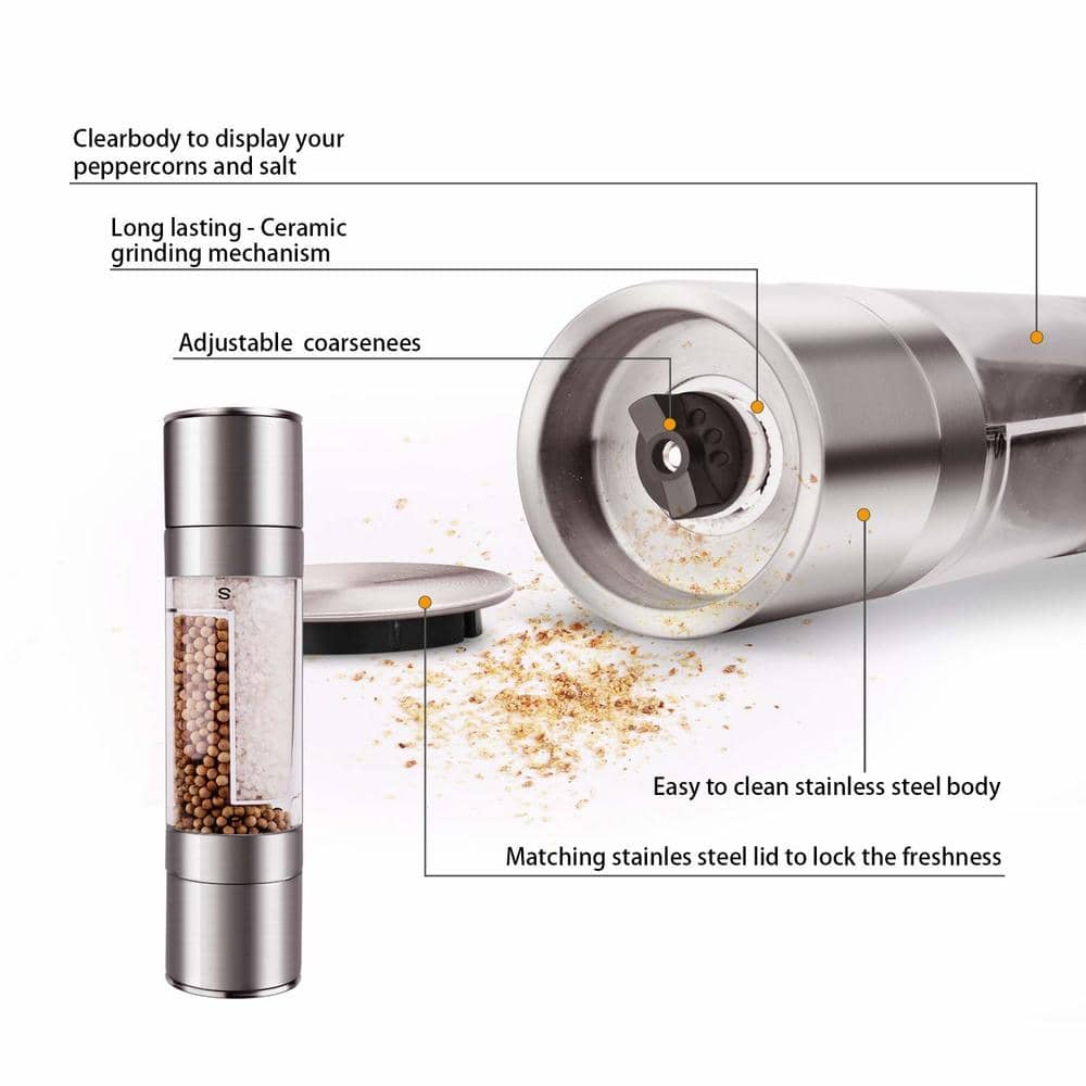 Double-Layer Pepper Grinder