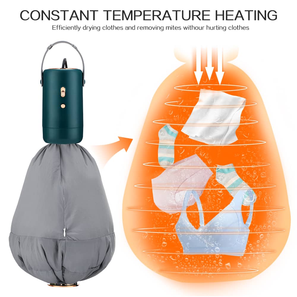 Portable Clothes Dryer with Electric Heating