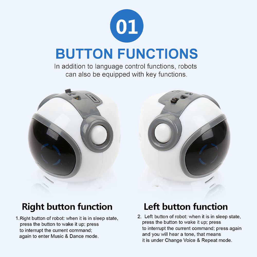939A Pocket RC Interactive Robot with Voice Recognition and Dialogue