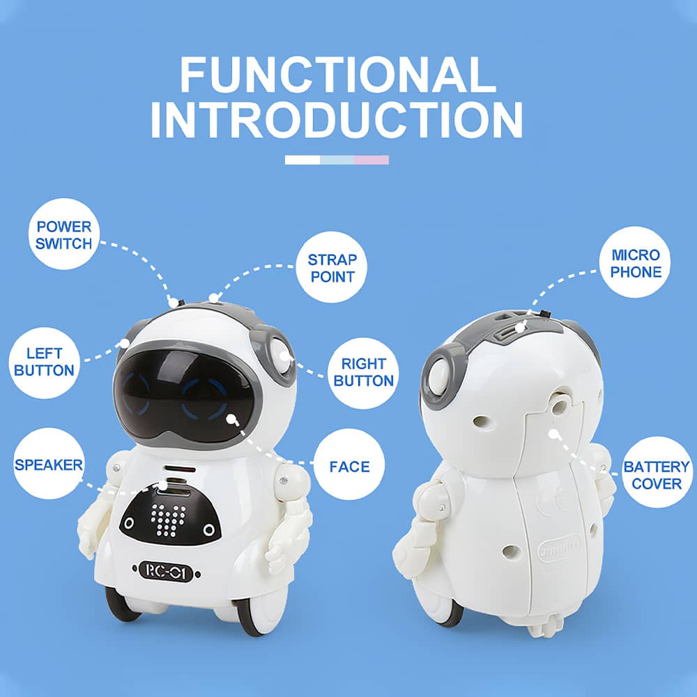 939A Pocket RC Interactive Robot with Voice Recognition and Dialogue